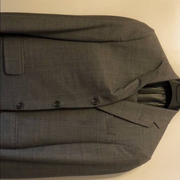 Mid-grey suit, single breasted, notch lapel, sz 38 - Picture 8 of 8